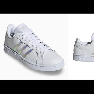 Adidas Grand court Tennis shoes with Cloud foam comfort. Size 7 1/2 women’s NWT